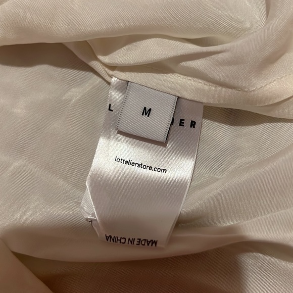 Lattelier Oversized Button-Down Shirt - Picture 11 of 12